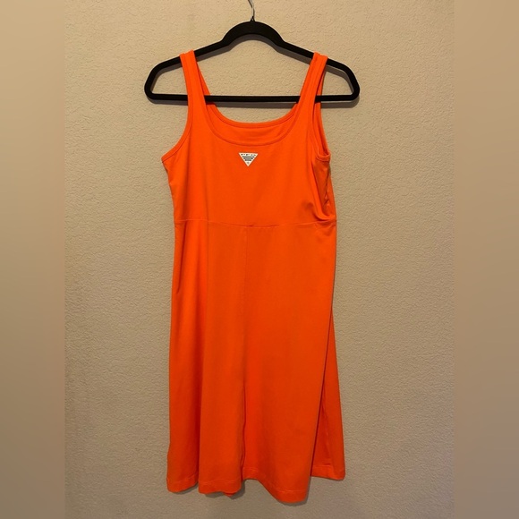 Columbia Women's PFG Freezer III Dress Coral peach Medium Fishing Athleisure - Picture 4 of 6